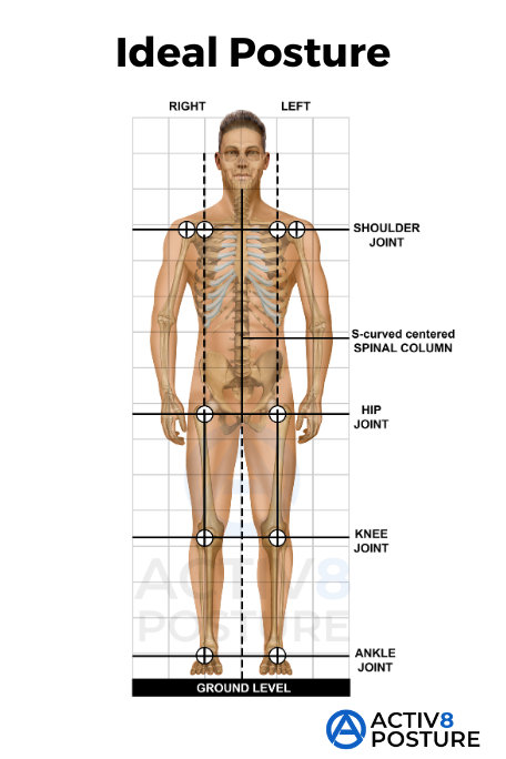 Good posture front view