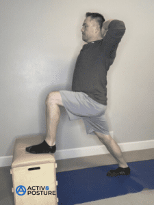Standing Groin Stretch elevated exercise