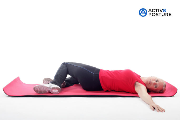 knee drops posture exercise
