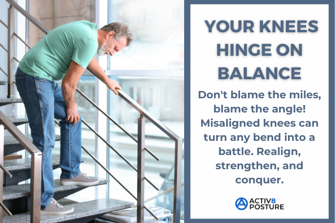 causes of knee pain when bending include poor posture alignment